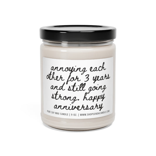 3 Year Anniversary Gift | Send A Candle
