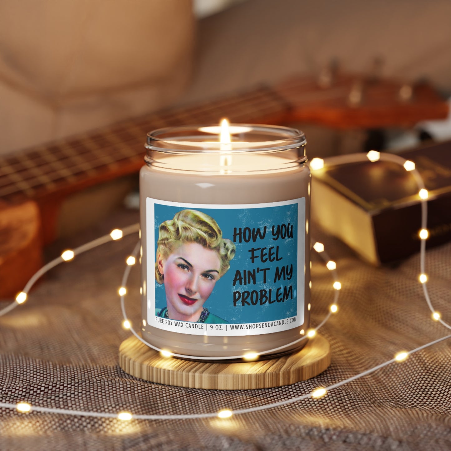 Candles With Funny Labels