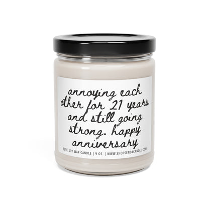 21 Year Anniversary Gift | Send A Candle